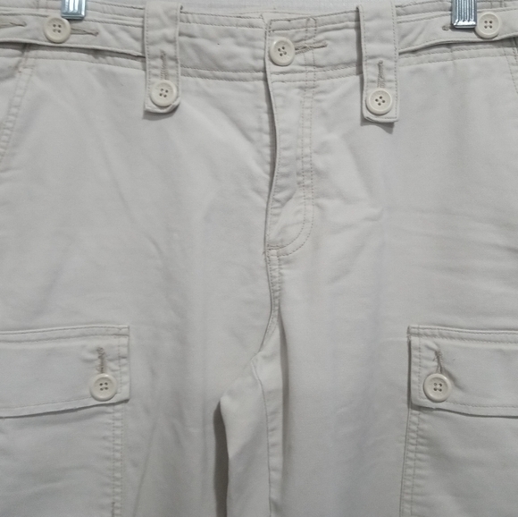 American Eagle Pants, Women's Size 12, Khaki Cargo Jogger Style, Casual Gorpcore - Picture 7 of 15